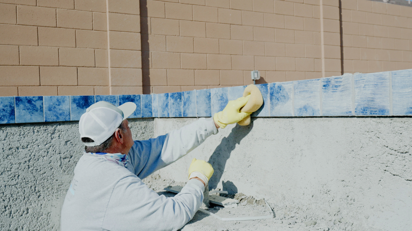 Adding Tile To New Pool