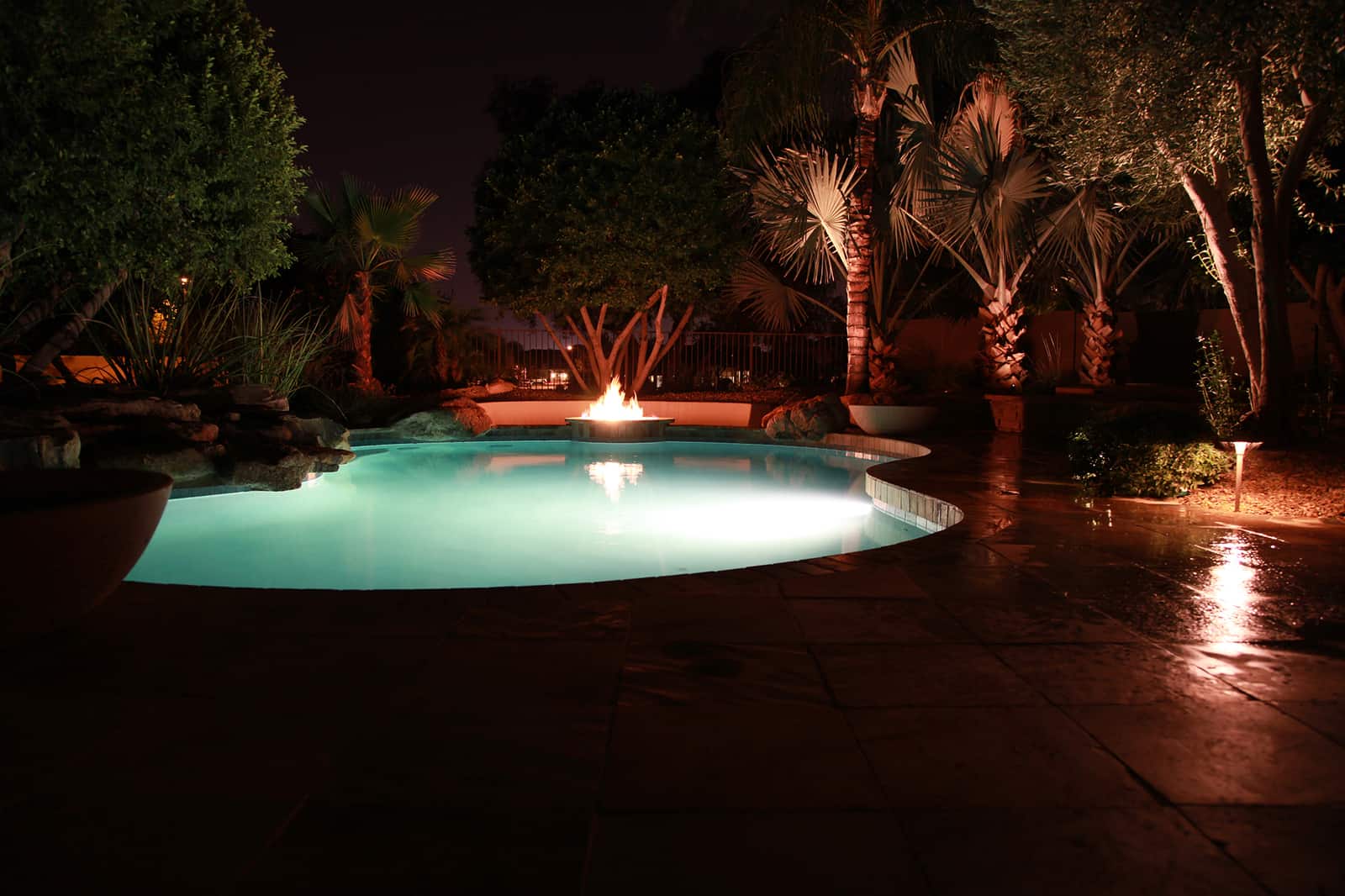Pool at Night