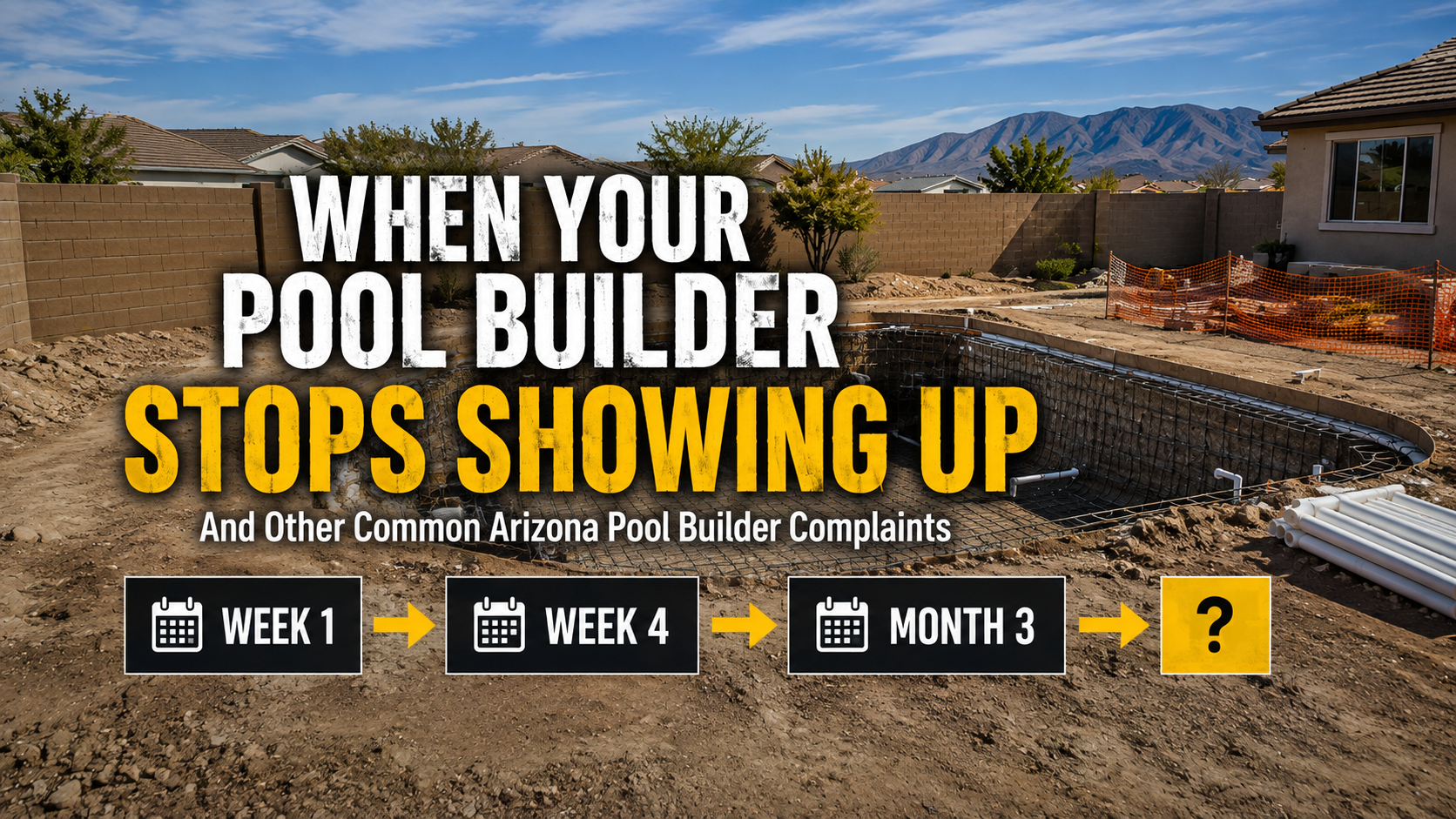 Common Complaints About Arizona Pool Builders and How to Avoid Them