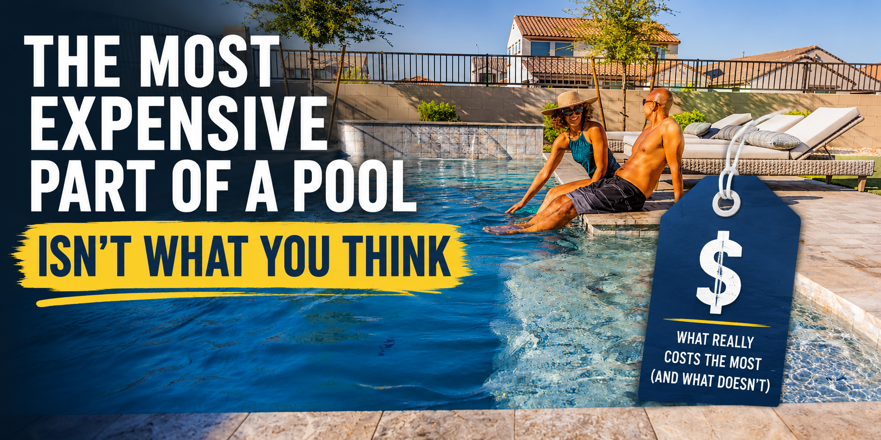What is the most expensive part of a pool?