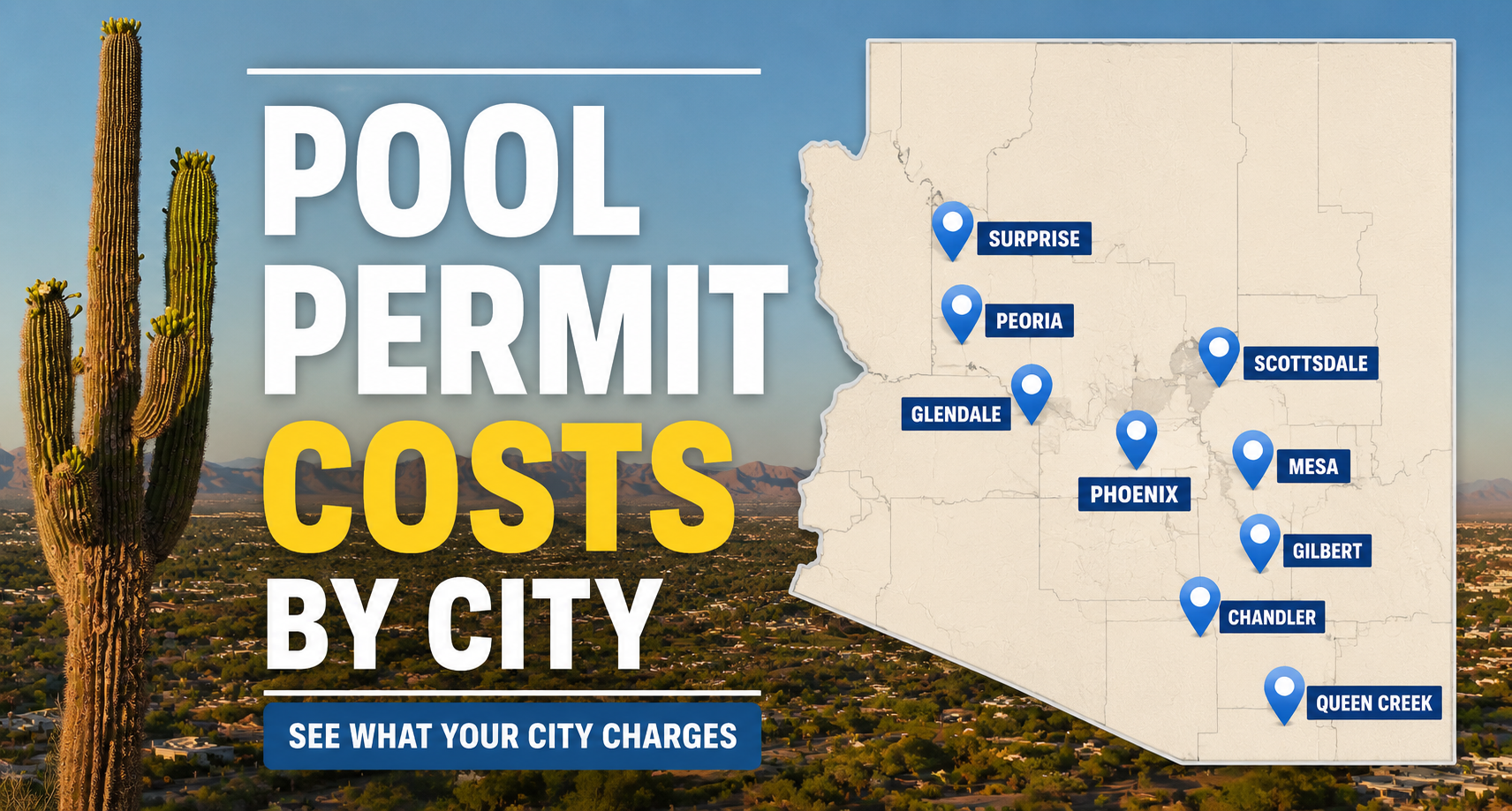 How Much Does a Pool Permit Cost in Arizona by City?