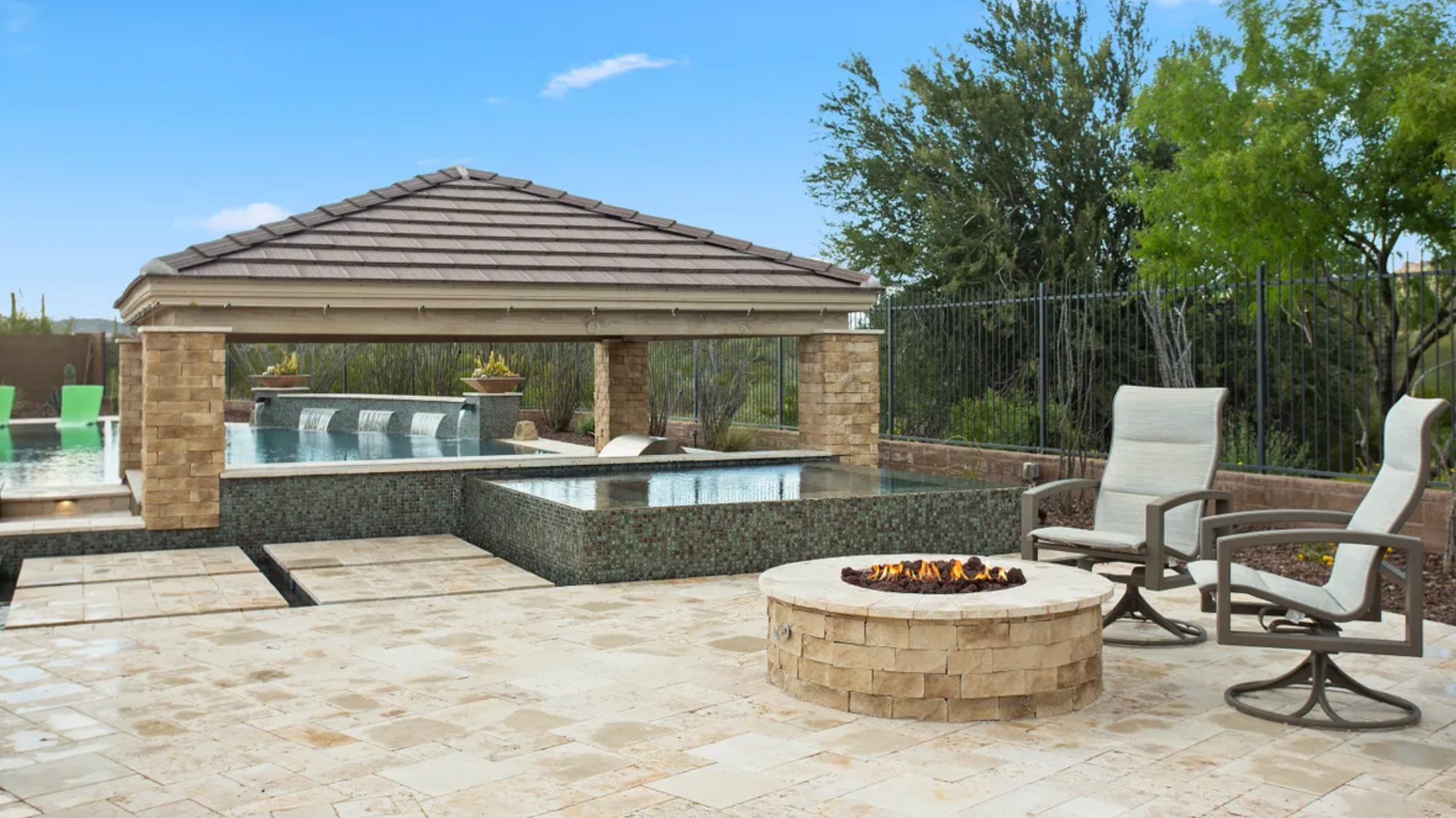 Marble vs. Travertine Pool Deck: Which Is Right for Your Arizona Backyard?