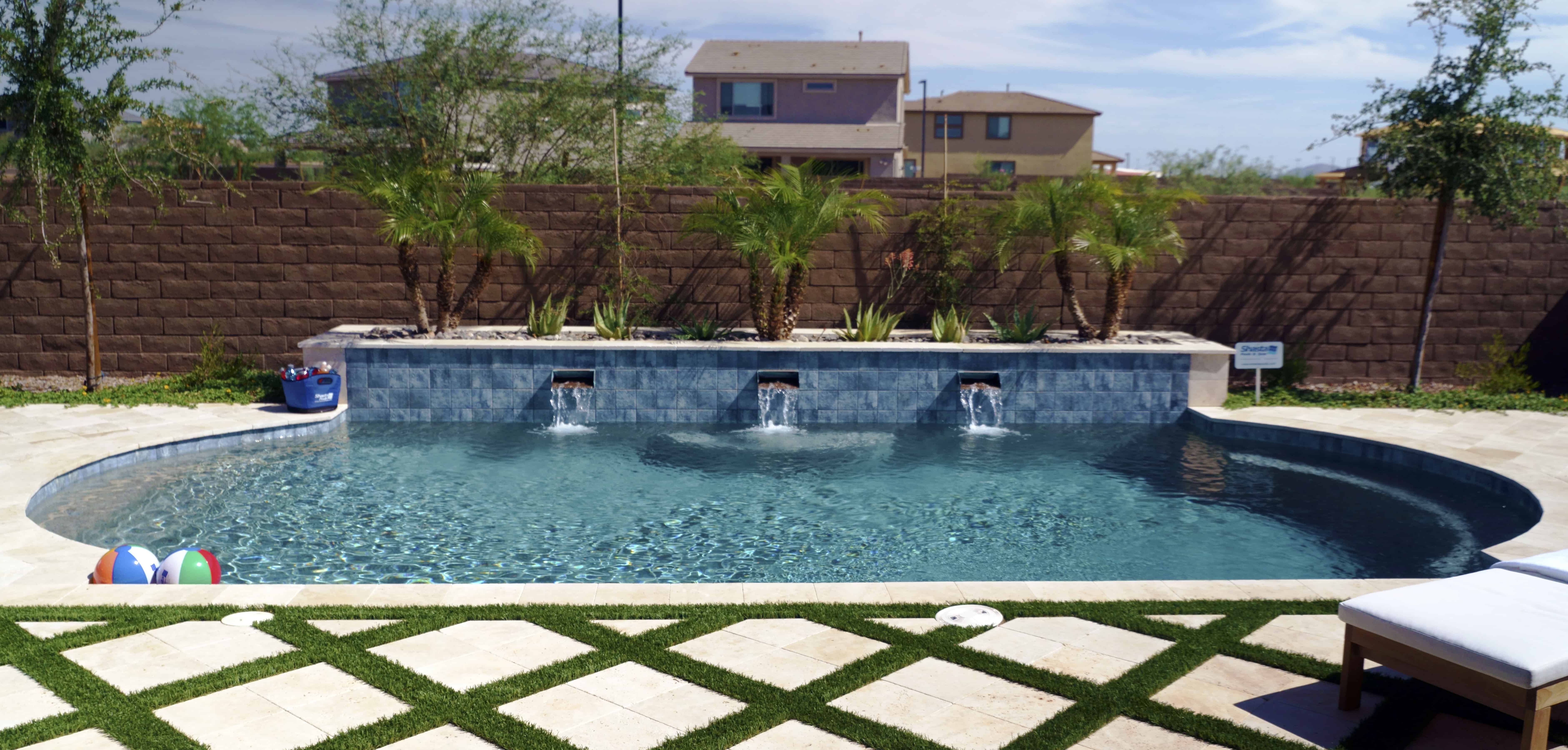 Small Backyard Landscape and Pool Ideas - Shasta Pools